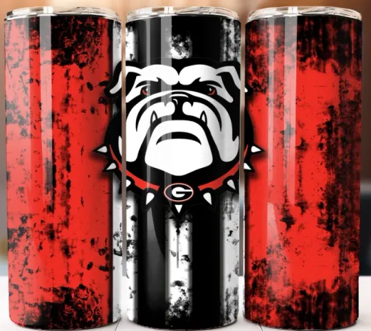 Discover Tumbler 20oz Mug Cup style w/ Straw Style Georgia