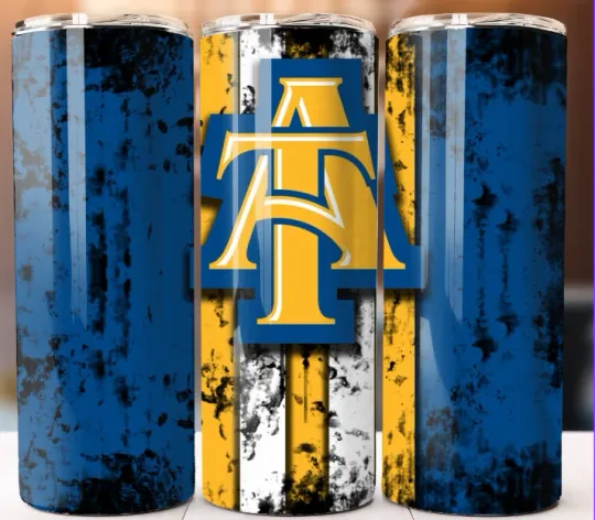 Discover Tumbler 20oz Mug Cup style w/ Straw Style North Carolina