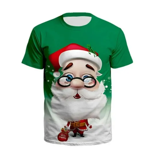Discover Merry Christmas 3D Santa Shirt FUll size S-5XL Unisex Full Size