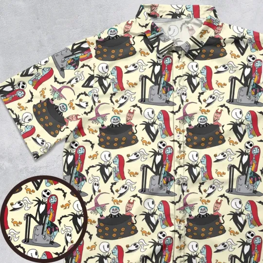 Discover Zero Approved The Nightmare Before Christmas Button Down Shirt