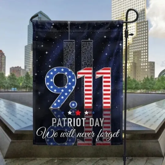 911 Patriot Day Garden Flag September 11 Never Forget Flag