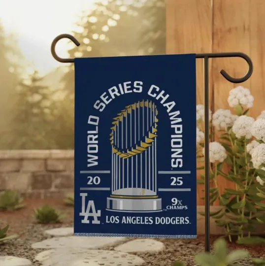 Dodgers Garden Flag Back-to-Back Champion 2025 World Series