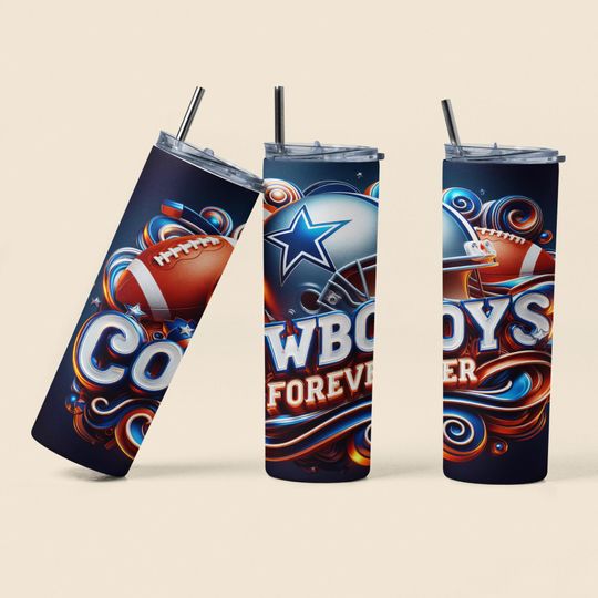 Discover Dallas Cowboys Tumbler: 20 oz Stainless Steel Football Fan Gift