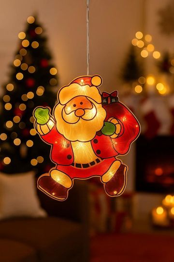Discover Santa Claus LED Window Light  Christmas Suction Cup Decoration