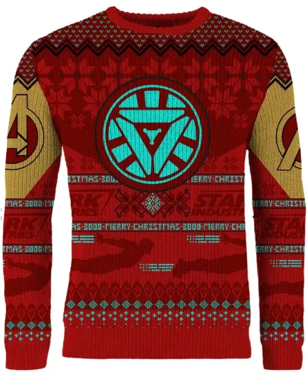 Iron Man Love Christmas 3000 Ugly Christmas Sweater