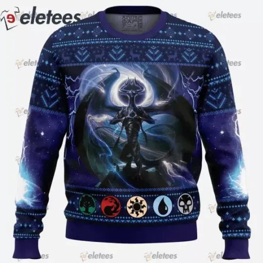 Discover Nicol Bolas Magic The Gathering Ugly Christmas Sweater