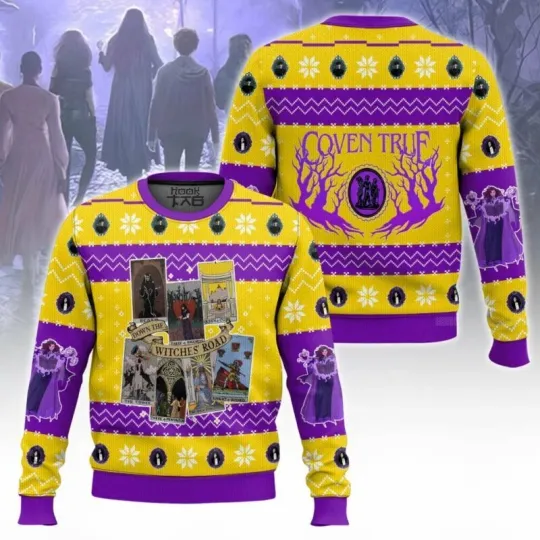 Discover Bg Agatha All Along, The Witches Road Christmas Ugly Sweater