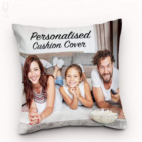 Discover Personalised Cushion Cover | Custom Pillow Cover with Images | Double Sided Printing on the Soft Velvet Fabric with Multi Size Options