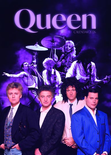 Discover Queen 2026 Vertical Wall Calendar