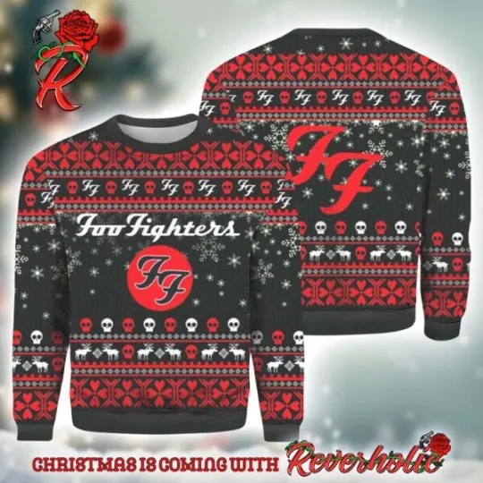 Discover FF Band Fighters Ugly Christmas Sweater, Gift For Fans, Christmas Gift