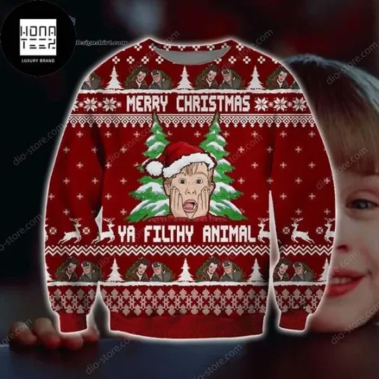 Discover Home Alone Merry Christmas You Filthy Animal 2025 Ugly Christmas Sweater