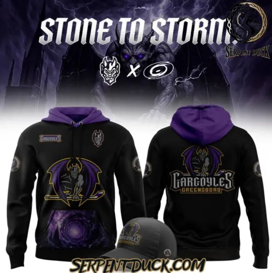 Discover Greensbo-Ro Gargoyle Stone To Storm 3D Hoodie (No Cap)