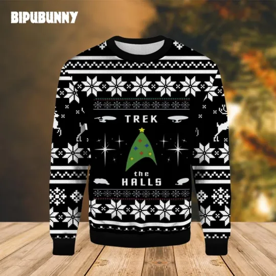 Discover Trek The Halls Star War Ugly Christmas Sweater Star Wars Movie