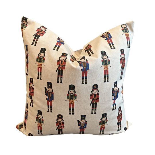 Discover Nutcracker Pillow Cover, Christmas Gift for the Home, Holiday Pillow Cover, Festive Throw Pillow, Christmas Cushion, Handmade xmas Decor
