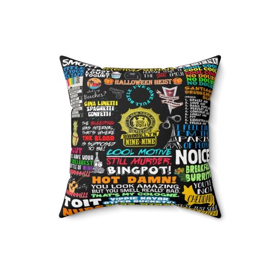Brooklyn 99 Pillow Brooklyn 99 Gifts Santiago Peralta Holt Boyle Pimento Brooklyn Nine Nine Throw Pillow Home Decor Christmas Gift
