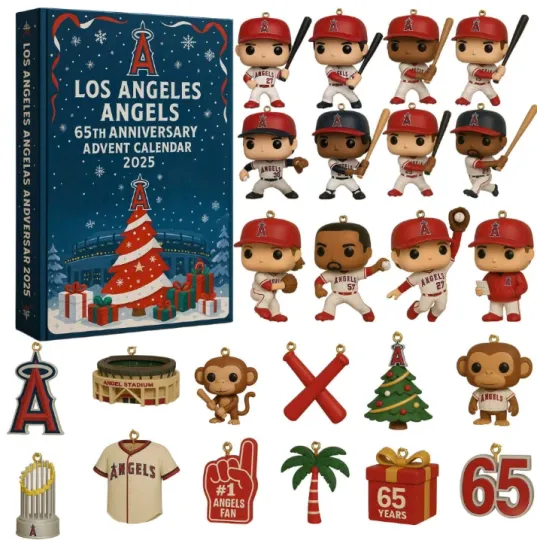 Discover Los Angeles Angel 65th Anniversary Advent Calendar 2D Gift For Christmas