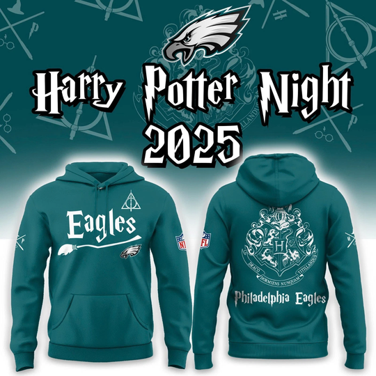 Philadelphia Harry Potter Eagles All Over Printed 3D Hoodie Gift For Fan
