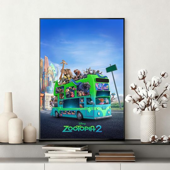 Discover Zootopia Movie Poster - Rolled Canvas Wall Art | Home & Office Decor