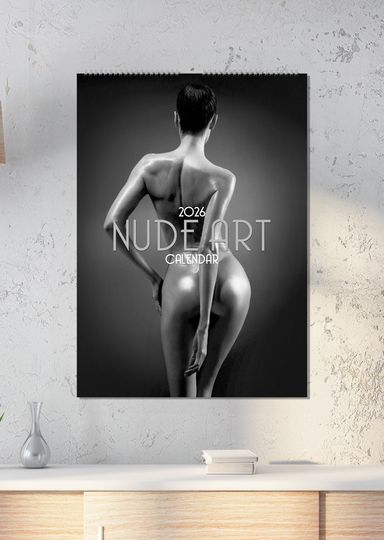 Discover Nudee Art 2026 Vertical Wall Calendar
