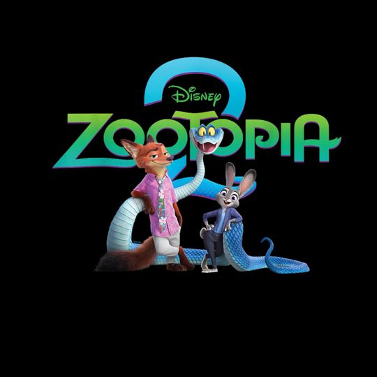 Discover Disney Zootopia 2 PNG  Poster Art with Nick, Judy, Gary & Logo (Instant Digital Download)