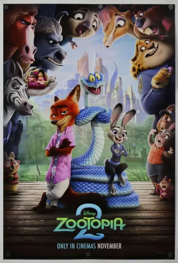 Discover Zootopia 2 - original DS movie poster D/S 27x40 2025 INTL Advance