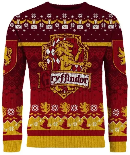 Harry Potter Ten Gifts To Gryffindor Ugly Christmas Sweater