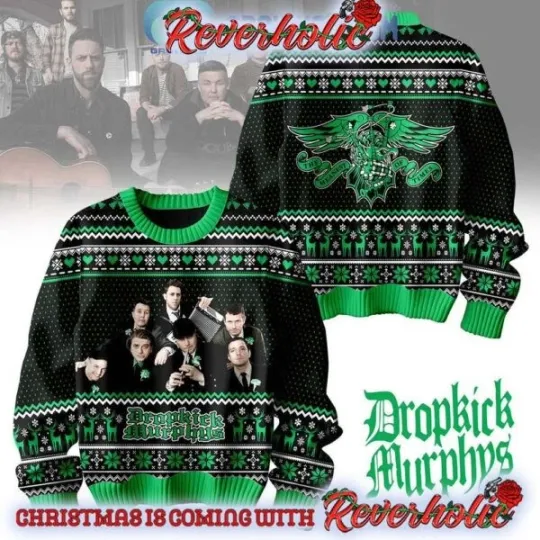 Discover Dropkick Murphys The Meanest Of Time 2025 Christmas Gifts For Holiday Ugly Sweat