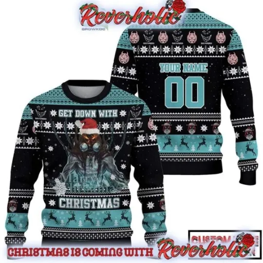 Discover Disturbed Get Down With Christmas Personalized Gifts For Holiday Ugly Sweater
