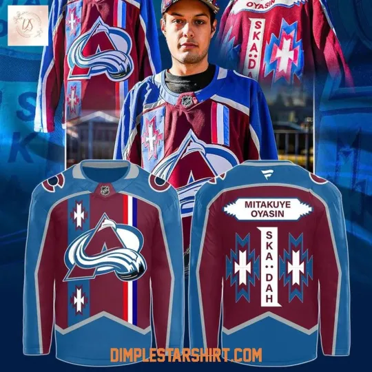 Discover Colorado Avalanche Native American Heritage Month 2025 Hockey Shirt