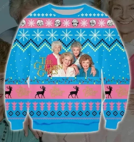 Discover Bg New The Stay Golden Ugly Christmas Sweater Us Size Dad Mom Gift