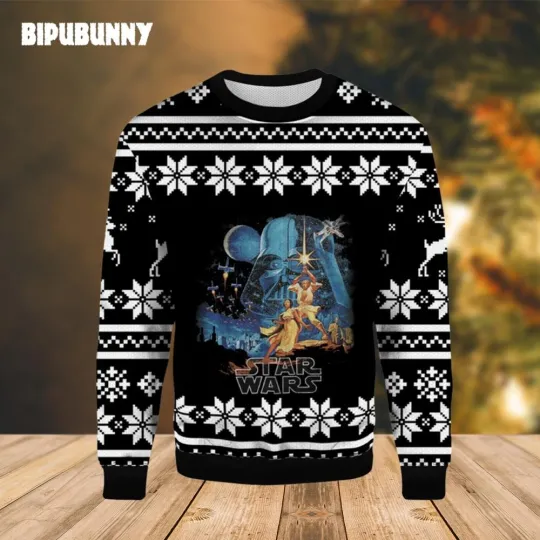 Discover Retro 90s Star Wars A New Hope Ugly Christmas Sweater
