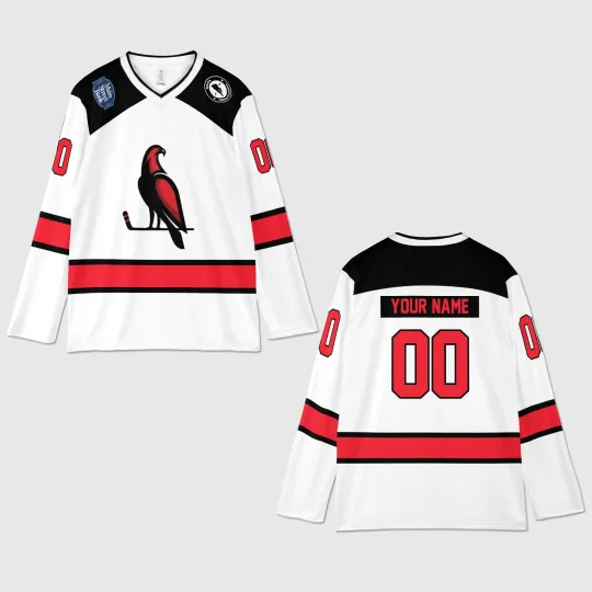 Discover Personalized Wheeling Lightningbirds Hockey Shirt White Men's Fan Gear Xmas Gift