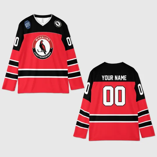 Discover Personalized Wheeling Lightningbirds Hockey Shirt 2025-26 Men's Fan Gear Gift