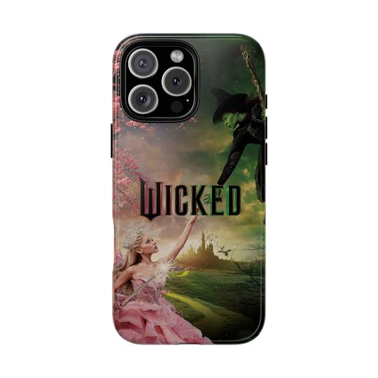 Discover Wicked Musical Phone Case Elphaba and Glinda for iPhone 15/14 Pro Max