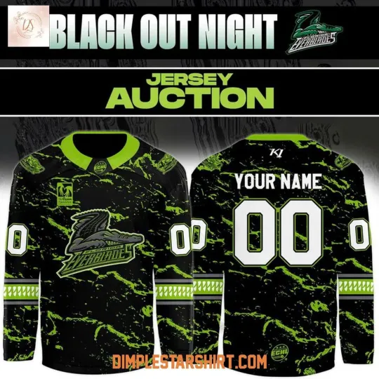Discover Personalized Florida Everblades x Blackout Night 2025-26 Shirt Men's Fan Gear