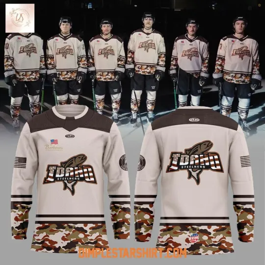 Discover Idaho Steelheads Military Appreciation 2025 Shirt Men's Fan Gear