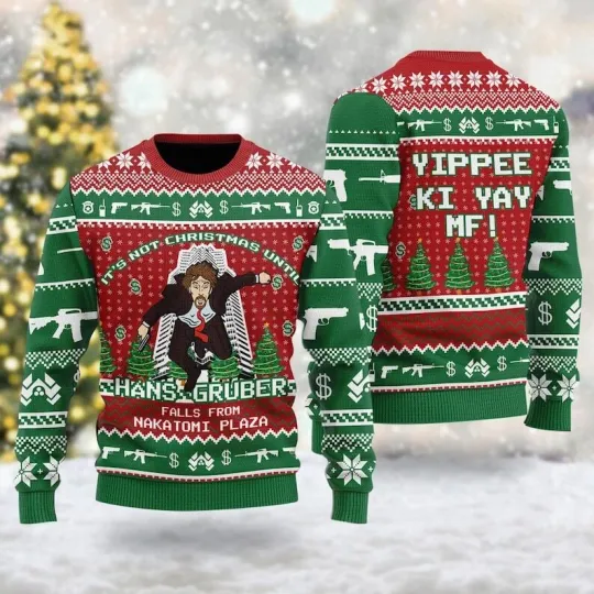 Discover Bg Its Not Christmas Until Fall From Nakatomi Plaza Shirt, Movie Ugly Xmas