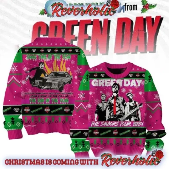 Green Day Happy Holidays From The Saviors Tour Christmas Gifts For Holiday Ugly