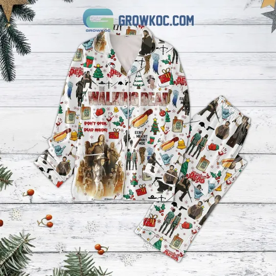 Discover The Walking D Dont Open Dead Inside Christmas Pajamas Set