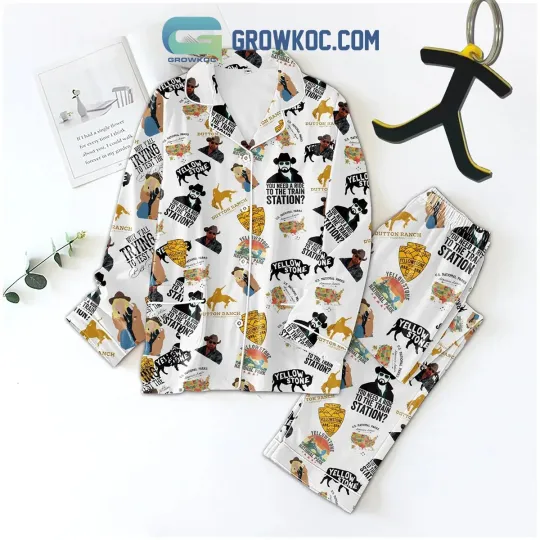 Discover YStone You Need A Ride To The Train Station Polyester Pajamas Set
