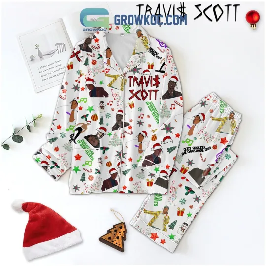 Discover Travis Christmas In Our Hearts Polyester Pajamas Set