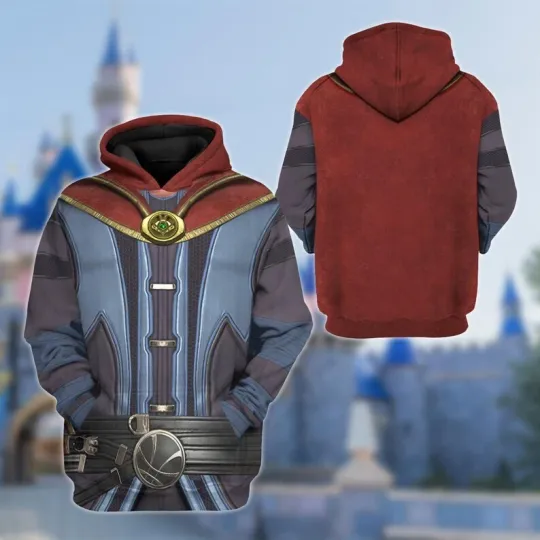 Dr Strange Halloween Costume 3D Hoodie, Stephen Strange Cosplay Costume