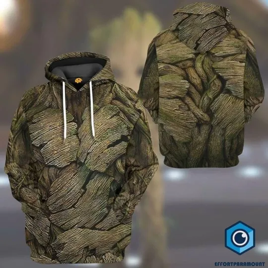 Guardian Of The Galaxy Full Over Print 3D Hoodie, Guardian Of The Galaxy Groot