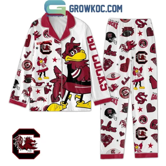 Discover South Carolina Gamecocks Go Cocks Polyester Pajamas Set