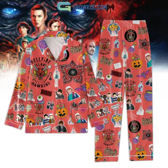 Stranger Things Hellfire Club Hawskin Pajamas Set