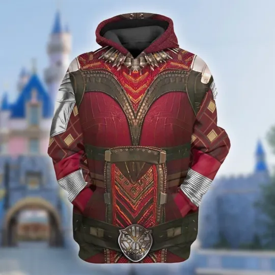 Wakanda Forever 3D Costume Hoodie, Dora Milaje Cosplay Costume, Halloween