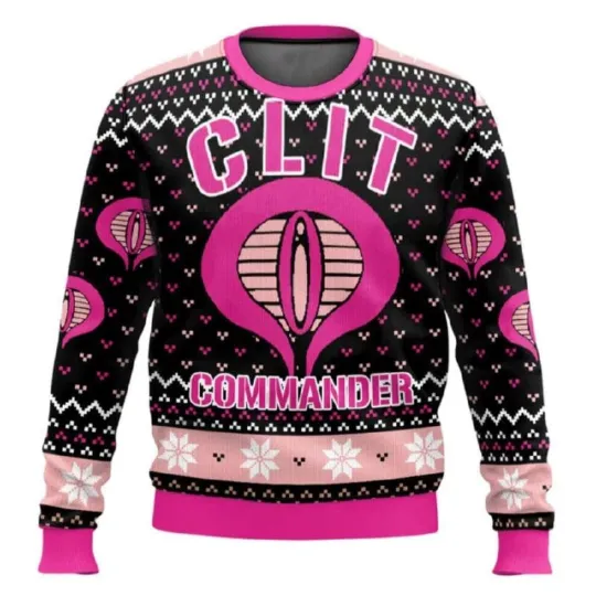 Discover Clit Commander Ugly Christmas Sweater Hot Sale