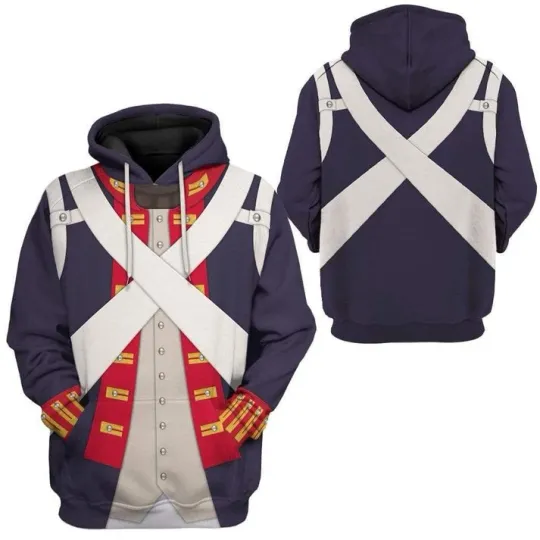Discover 3D British Foot Artillery Custom Hoodie Apparel Halloween