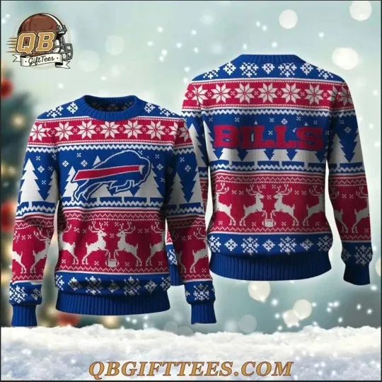 Discover Buffalo Bill 2025 Christmas Ugly Sweater