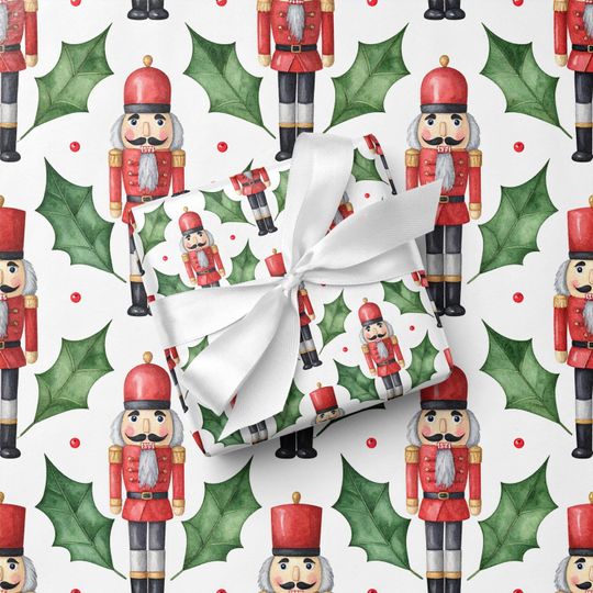 Discover Vintage Nutcracker Wrapping Paper